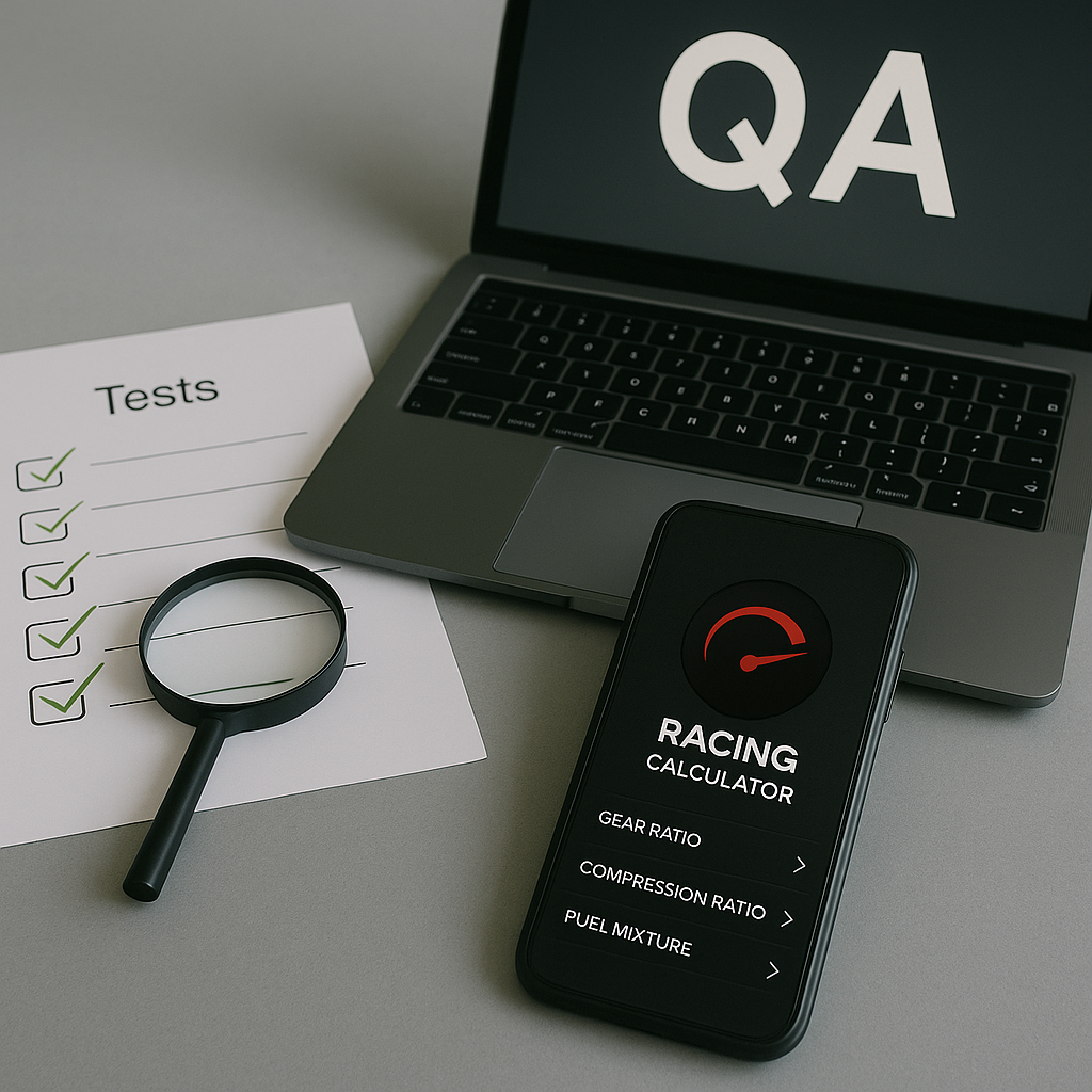 Testing QA: MiAutoRacing